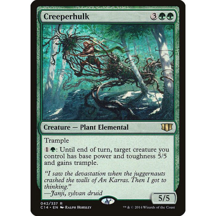 Magic: The Gathering Creeperhulk (042) Heavily Played