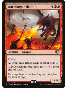 Magic: The Gathering Warmonger Hellkite (041) Lightly Played