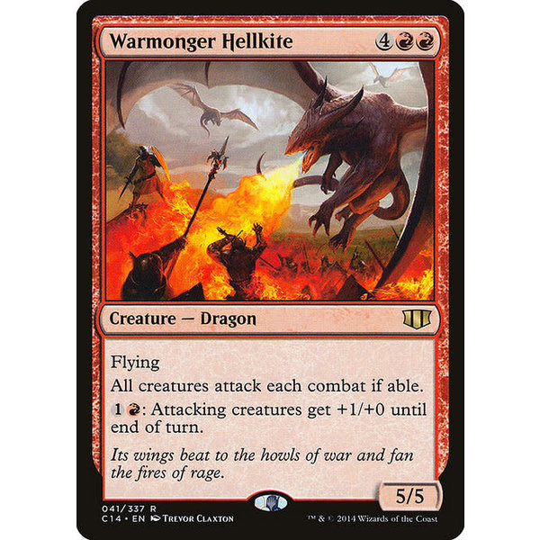 Magic: The Gathering Warmonger Hellkite (041) Lightly Played