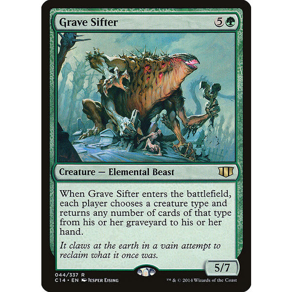 Magic: The Gathering Grave Sifter (044) Heavily Played