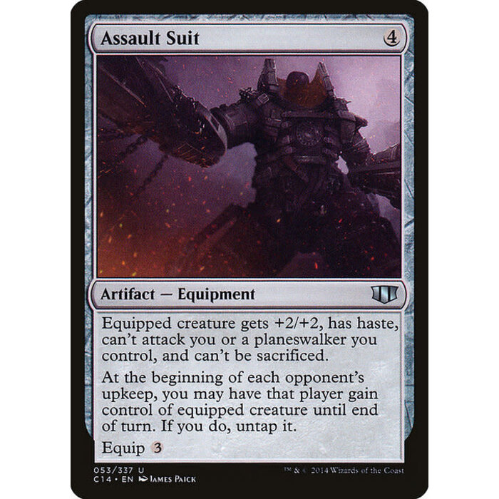 Magic: The Gathering Assault Suit (053) Moderately Played