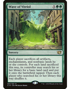 Magic: The Gathering Wave of Vitriol (051) Heavily Played