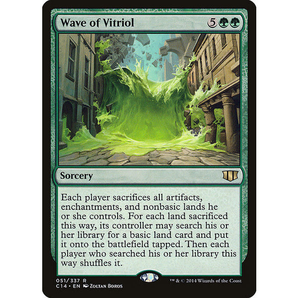 Magic: The Gathering Wave of Vitriol (051) Heavily Played