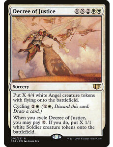 Magic: The Gathering Decree of Justice (070) Lightly Played