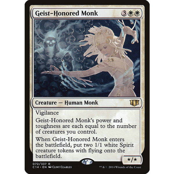 Magic: The Gathering Geist-Honored Monk (072) Lightly Played