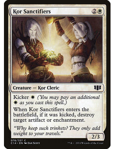 Magic: The Gathering Kor Sanctifiers (076) Lightly Played