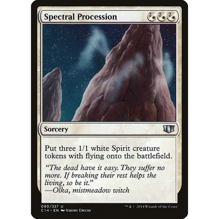 Magic: The Gathering Spectral Procession (090) Lightly Played