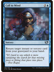 Magic: The Gathering Call to Mind (101) Lightly Played