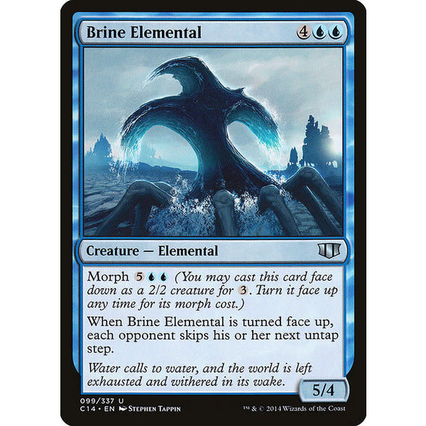 Magic: The Gathering Brine Elemental (099) Moderately Played