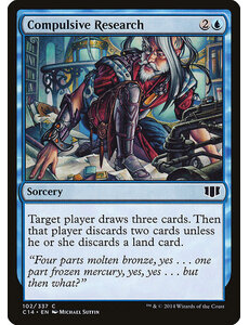 Magic: The Gathering Compulsive Research (102) Lightly Played