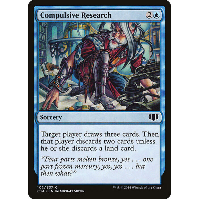 Magic: The Gathering Compulsive Research (102) Lightly Played