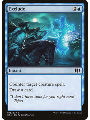 Magic: The Gathering Exclude (108) Lightly Played