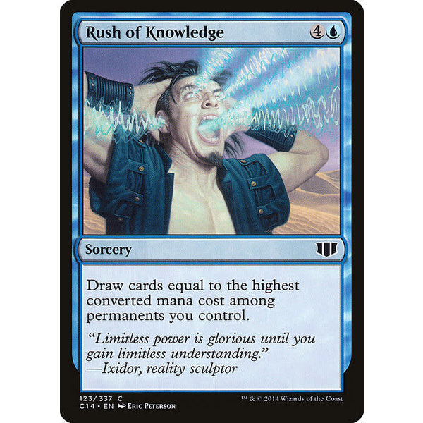 Magic: The Gathering Rush of Knowledge (123) Lightly Played