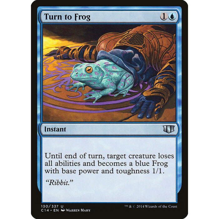 Magic: The Gathering Turn to Frog (130) Lightly Played