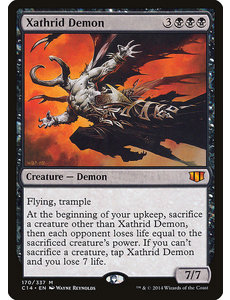 Magic: The Gathering Xathrid Demon (170) Lightly Played