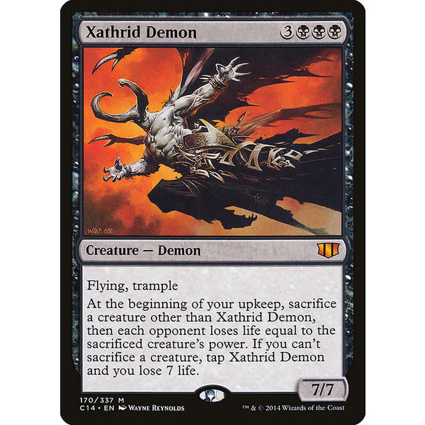 Magic: The Gathering Xathrid Demon (170) Lightly Played