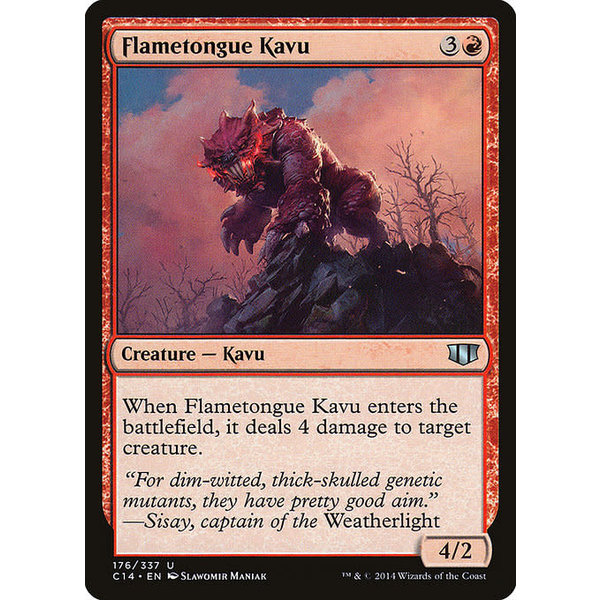 Magic: The Gathering Flametongue Kavu (176) Lightly Played