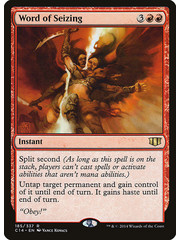 Magic: The Gathering Word of Seizing (185) Lightly Played