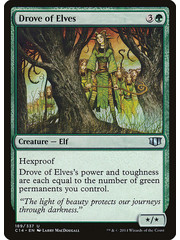 Magic: The Gathering Drove of Elves (189) Moderately Played