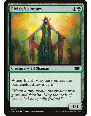Magic: The Gathering Elvish Visionary (193) Moderately Played