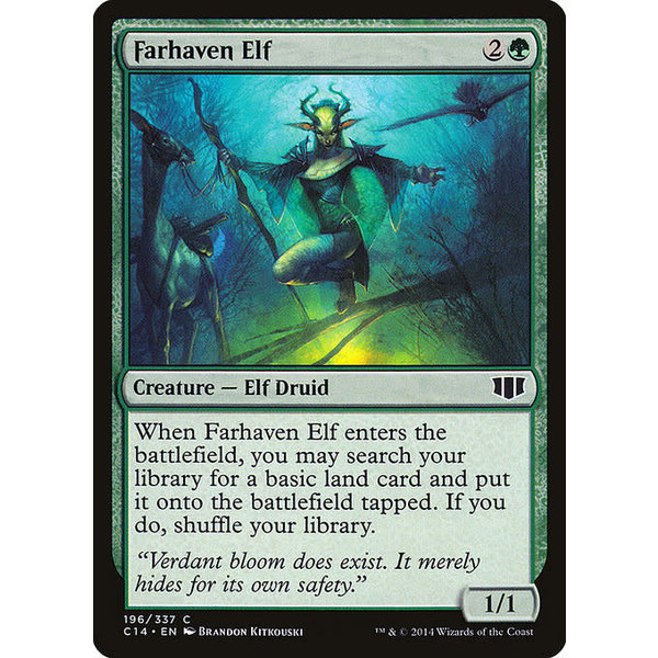 Magic: The Gathering Farhaven Elf (196) Lightly Played