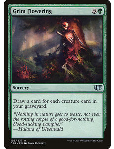 Magic: The Gathering Grim Flowering (198) Lightly Played