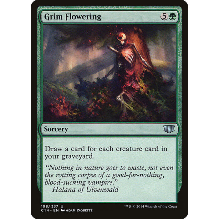 Magic: The Gathering Grim Flowering (198) Lightly Played