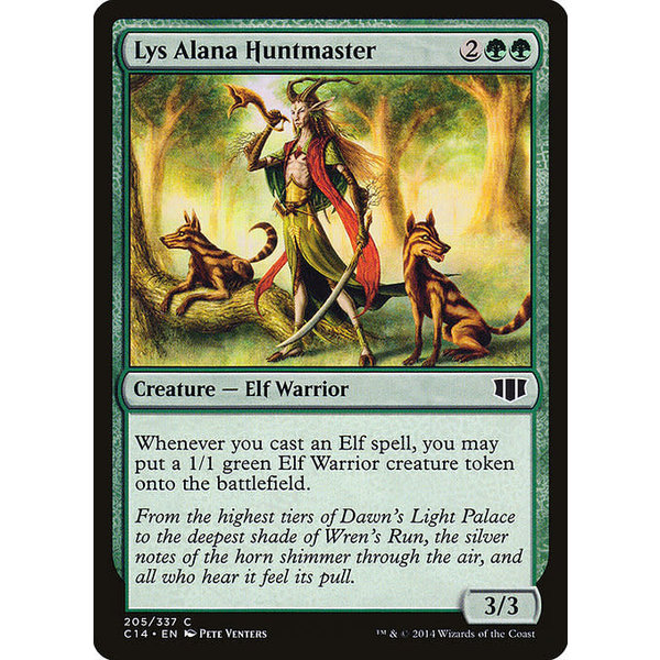 Magic: The Gathering Lys Alana Huntmaster (205) Lightly Played