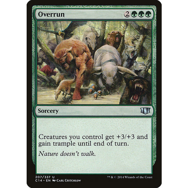 Magic: The Gathering Overrun (207) Lightly Played