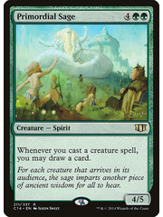 Magic: The Gathering Primordial Sage (211) Lightly Played