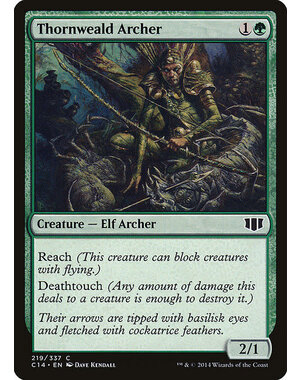 Magic: The Gathering Thornweald Archer (219) Moderately Played