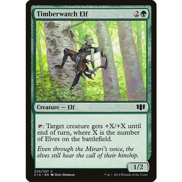 Magic: The Gathering Timberwatch Elf (220) Moderately Played