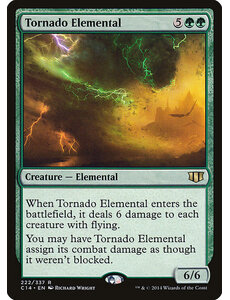 Magic: The Gathering Tornado Elemental (222) Lightly Played