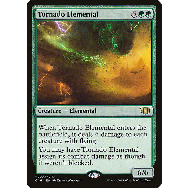 Magic: The Gathering Tornado Elemental (222) Moderately Played