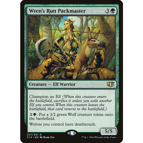 Magic: The Gathering Wren's Run Packmaster (227) Heavily Played