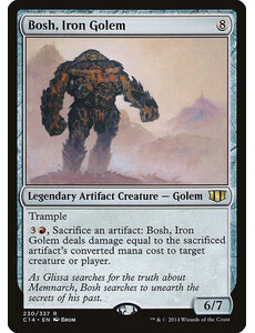Magic: The Gathering Bosh, Iron Golem (230) Heavily Played