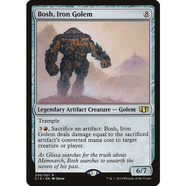 Magic: The Gathering Bosh, Iron Golem (230) Moderately Played