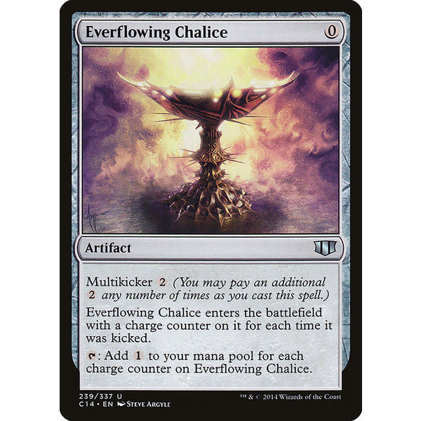 Magic: The Gathering Everflowing Chalice (239) Moderately Played