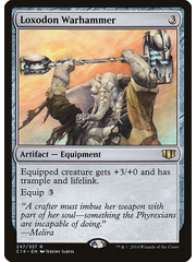 Magic: The Gathering Loxodon Warhammer (247) Moderately Played