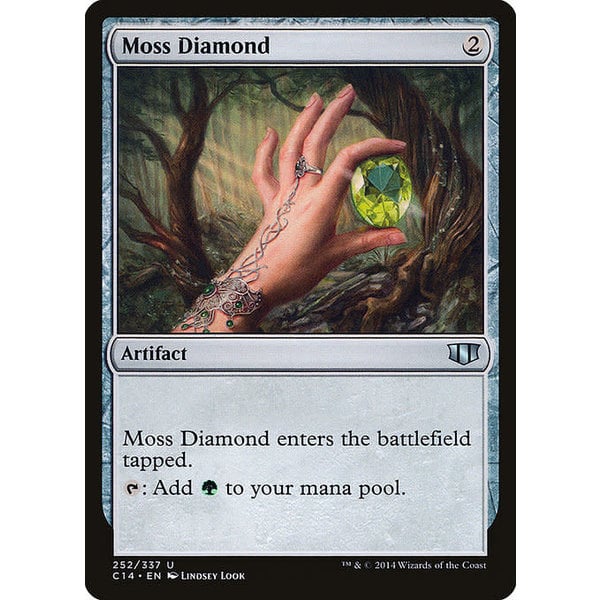 Magic: The Gathering Moss Diamond (252) Moderately Played