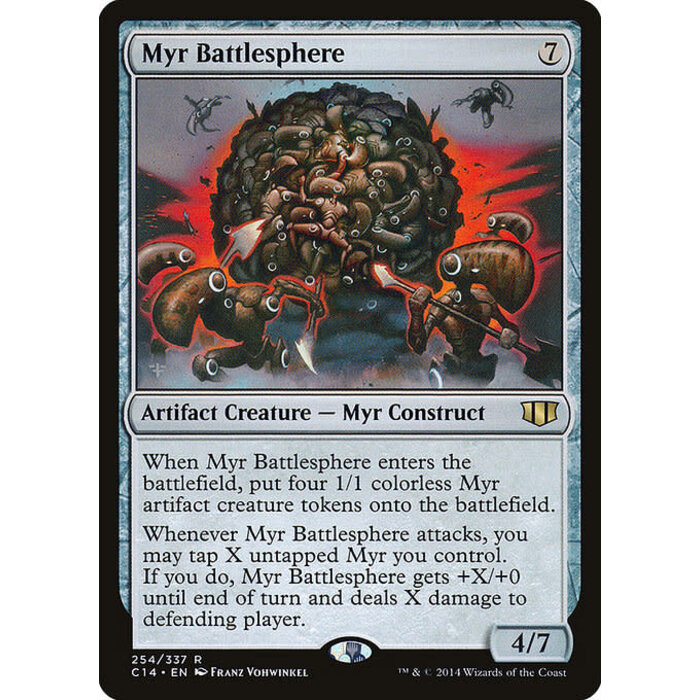 Magic: The Gathering Myr Battlesphere (254) Lightly Played