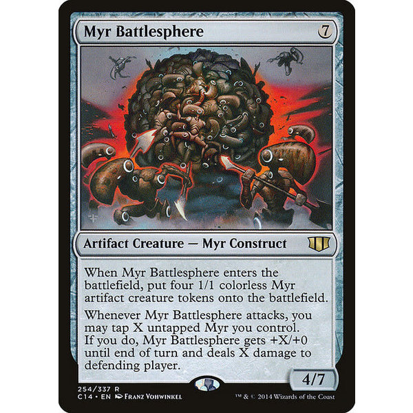 Magic: The Gathering Myr Battlesphere (254) Moderately Played