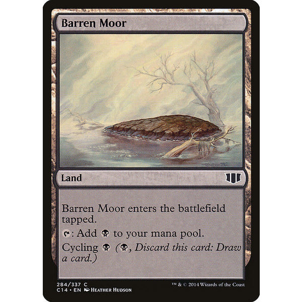 Magic: The Gathering Barren Moor (284) Lightly Played