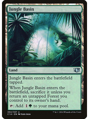 Magic: The Gathering Jungle Basin (302) Moderately Played