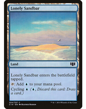Magic: The Gathering Lonely Sandbar (304) Lightly Played