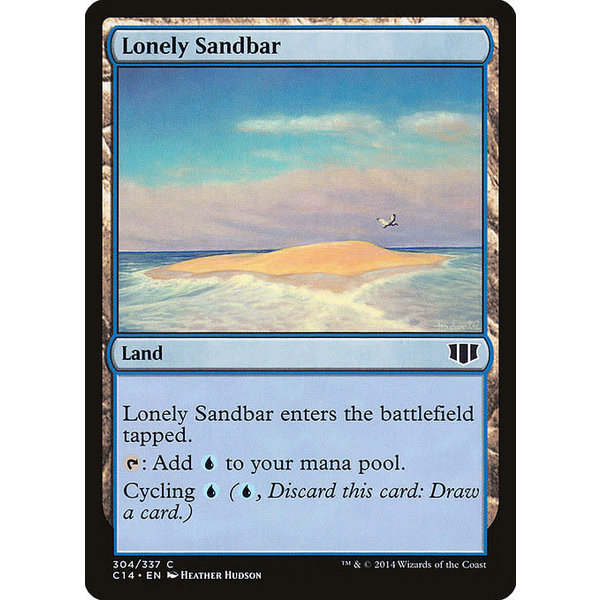 Magic: The Gathering Lonely Sandbar (304) Lightly Played