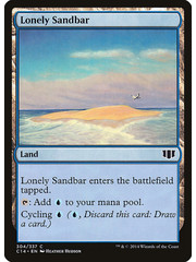 Magic: The Gathering Lonely Sandbar (304) Moderately Played