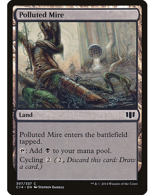 Magic: The Gathering Polluted Mire (307) Lightly Played