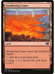 Magic: The Gathering Smoldering Crater (312) Lightly Played