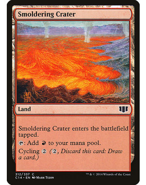 Magic: The Gathering Smoldering Crater (312) Lightly Played